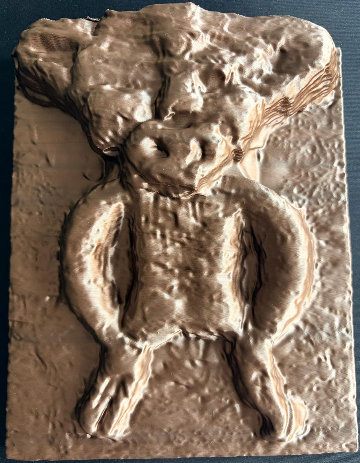 Bas-relief imprimé en 3D